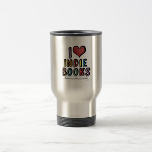 Mug De Voyage J'aime les livres indépendants