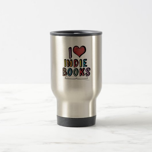 Mug De Voyage J'aime les livres indépendants (Centre)