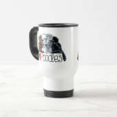 Mug De Voyage J'Aime Les Poodles (Devant gauche)
