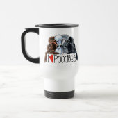Mug De Voyage J'Aime Les Poodles (Gauche)