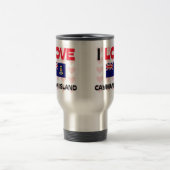 Mug De Voyage J'aime l'Île Caïman (Centre)
