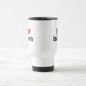 Mug De Voyage J'aime l'Islam (de coeur) (Centre)