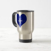 Mug De Voyage J'aime l'OTAN (Devant gauche)