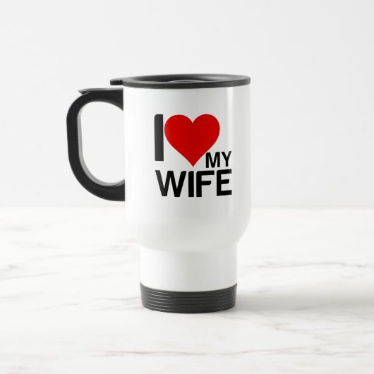 MUG DE VOYAGE J'AIME MA FEMME (Gauche)