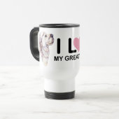 Mug De Voyage J'Aime Mes Grands Pyrénées (Devant gauche)