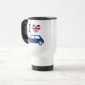 Mug De Voyage J'aime Mini Coopers Blue - (Devant gauche)