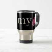 MUG DE VOYAGE J'AIME MON BULLDOG (Devant droit)