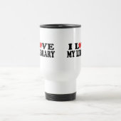 Mug De Voyage J'aime mon cadeau de bibliothécaire de (Centre)