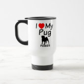 Mug De Voyage J'aime mon Carlin (Gauche)