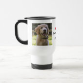 Mug De Voyage J'aime mon chien Secouru | nom et photo (Gauche)