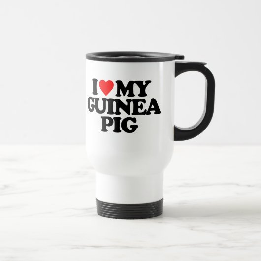 MUG DE VOYAGE J'AIME MON COBAYE (Droite)