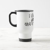 Mug De Voyage J'aime mon dentiste qu'elle est mon épouse (Gauche)