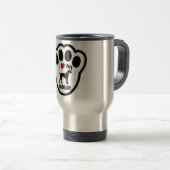 Mug De Voyage J'aime mon empreinte de patte de Weimaraner (Devant droit)