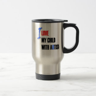 Mug De Voyage J'aime mon enfant avec l'autisme - expert en