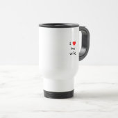 Mug De Voyage J'aime mon épouse (Devant droit)