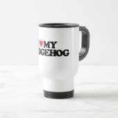 MUG DE VOYAGE J'AIME MON HÉRISSON (Devant droit)