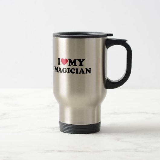 Mug De Voyage J'aime mon magicien (Droit)