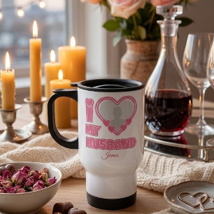 Mug De Voyage J'aime mon mari personnalisé – Ajouter une photo e