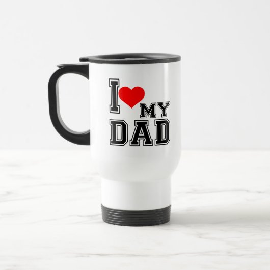 Mug De Voyage j'AIME MON PÈRE (Gauche)