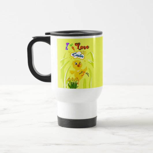 Mug De Voyage J'aime Pâques (Gauche)