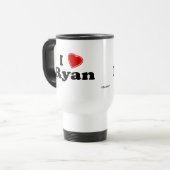 Mug De Voyage J'aime Ryan (Devant gauche)