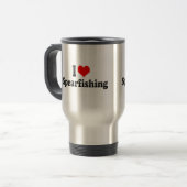 Mug De Voyage J'aime Spearfishing (Devant gauche)