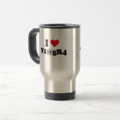 Mug De Voyage J'aime viagra (Devant gauche)