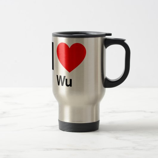 Mug De Voyage J'aime wu (Droit)
