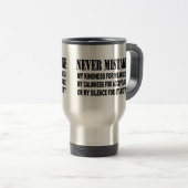 MUG DE VOYAGE JAMAIS ERREUR (Devant droit)