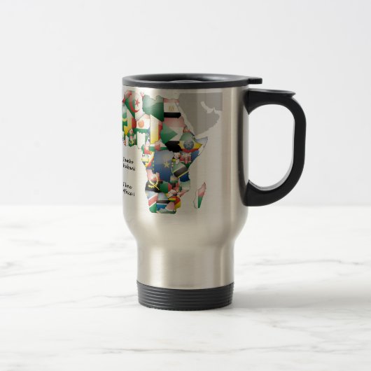 Mug De Voyage Jambo Habari Afrique ! J'aime l'Afrique (Droit)