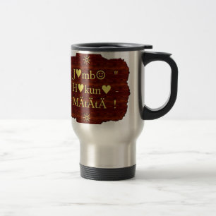 Mug De Voyage Jambo Hakuna Matata : Art africain Imprimer/Graphi