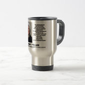 Mug De Voyage Janet Yellen Institutions gouvernementales Enseign (Devant droit)