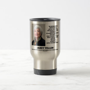 Mug De Voyage Janet Yellen Institutions gouvernementales Enseign