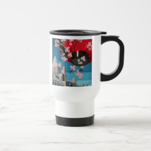 Mug De Voyage Japon Tokyo Vintage Affiche de voyage japonaise