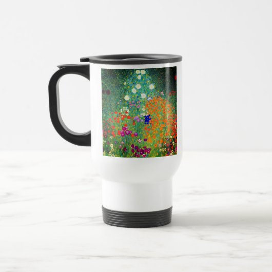 Mug De Voyage Jardin aux fleurs Gustav Klimt (Gauche)