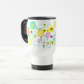 Mug De Voyage Jardin blanc (Devant gauche)