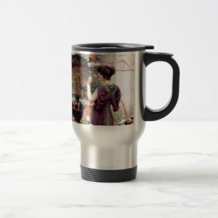 Mug De Voyage Jardin de Godward de femme de Pompeii