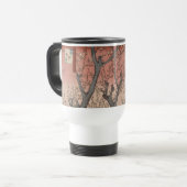 Mug De Voyage Jardin de prune fleuri d'arbre japonais (Devant gauche)
