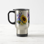 Mug De Voyage Jardin de tournesol papillon (Gauche)