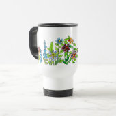 Mug De Voyage Jardin fleuri (Devant gauche)