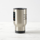 Mug De Voyage Jauge de carburant, nous ne sommes pas perdus (Centre)