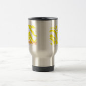 Mug De Voyage Jaune 2 de zèbre (Centre)