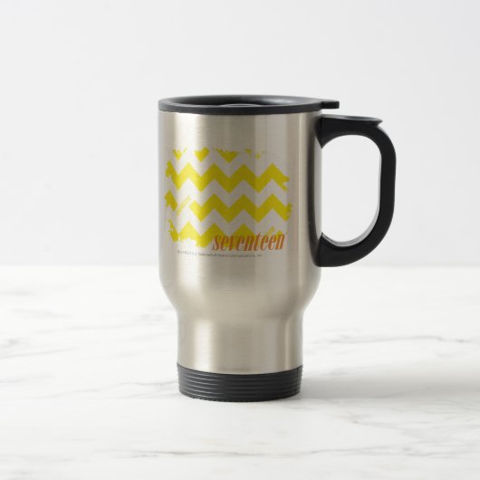 Mug De Voyage Jaune 2 de zigzag (Droit)