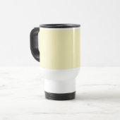 Mug De Voyage Jaune Beurre Uni (Devant gauche)