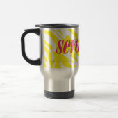 Mug De Voyage Jaune de zèbre (Gauche)