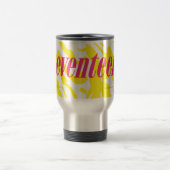 Mug De Voyage Jaune de zèbre (Centre)