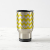 Mug De Voyage Jaune de zigzag (Centre)