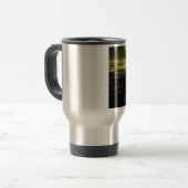 Mug De Voyage Jaune pointu Noir New York City (Devant gauche)