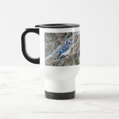 Mug De Voyage Jay bleu dans une tempête de neige (Gauche)