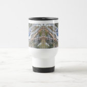 Mug De Voyage Jay bleu dans une tempête de neige (Centre)